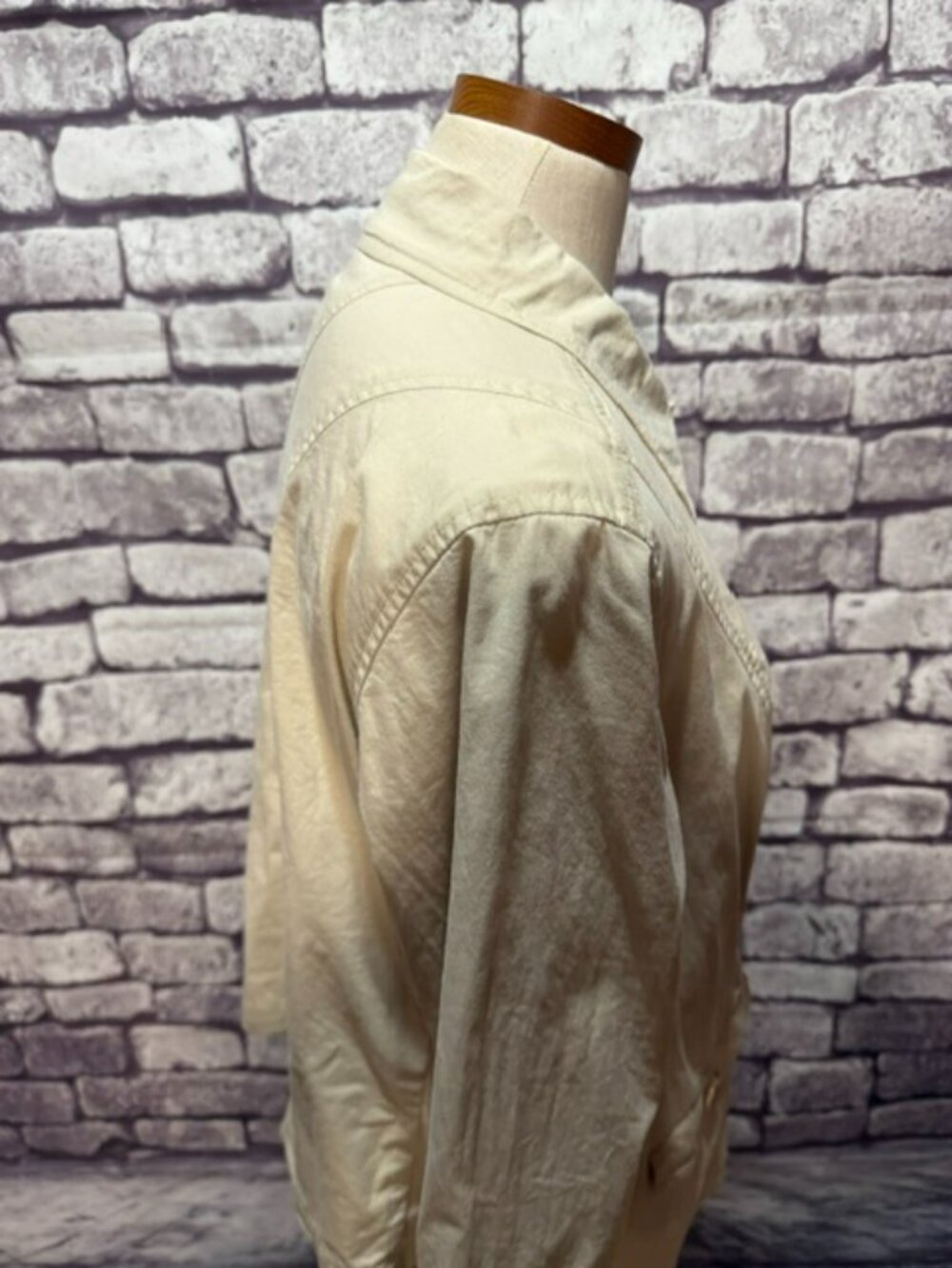 Talbots Khaki Button Down Jackey Size 16WP - Picture 6 of 7